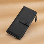 Long Multiple Card Slots Zipper Bag Buckle Korean Style High Sense Women's Wallet - DanaFashionstore