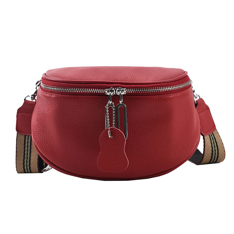 Genuine Leather Small Bag Women's Cowhide Simple Crossbody Bag - Dana Fashion