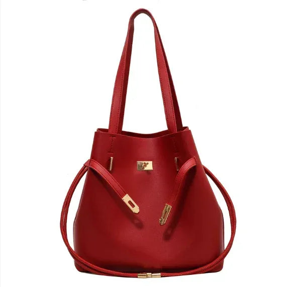 PU Bucket Bag All-match Fashion Single-shoulder Diagonal Bag - DanaFashionstore