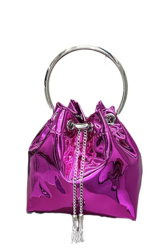 Women's Metallic Chain Shoulder Messenger Bag - DanaFashionstore