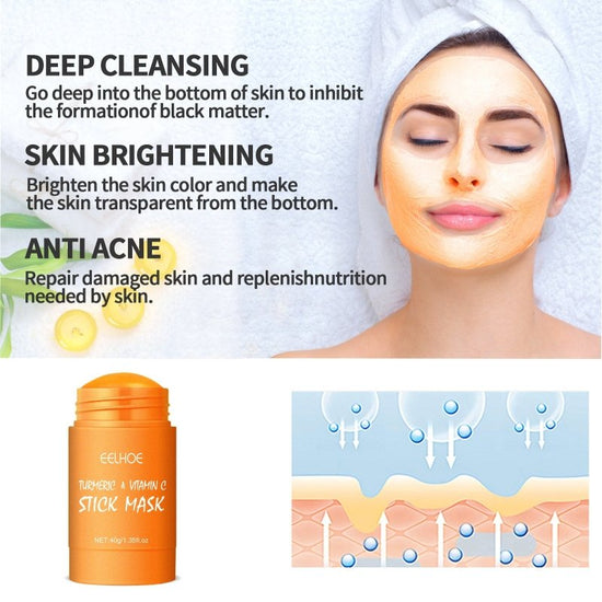 Deep Pore Cleansing Skin Solid Facial Mask $33.46 Dana Fashion style: 40g Beauty Tools Product information : Specification: Normal specification Net content: 40g(g/ml) Product specifications: 40g Ingredients: water, kaolin, diatomite, turmeric extract, wi