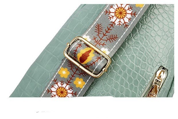 Deer Tassel Design Crossbody Bag Fashion Letter Embroidery Chest Bags For Women $36.48 Dana Fashion Color: Black Stone Pattern Women's Bags Product information: Color: black stone pattern, green stone pattern, white stone pattern, yellow Style: Urban mini