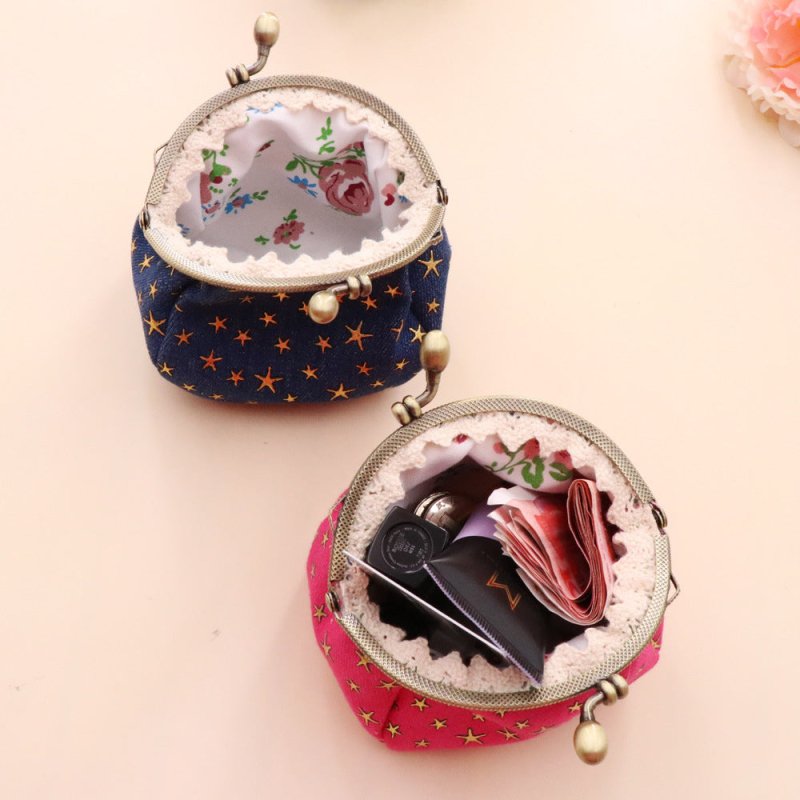Denim Cloth Vintage Handmade Women's Hand-held Coin Purse Hasp Card $20.00 Dana Fashion Color: Black Women's Bags Product information: Pattern: Flowers Lining texture: polyester cotton Applicable scenario: home storage Color: blue, black, Rose Red, light