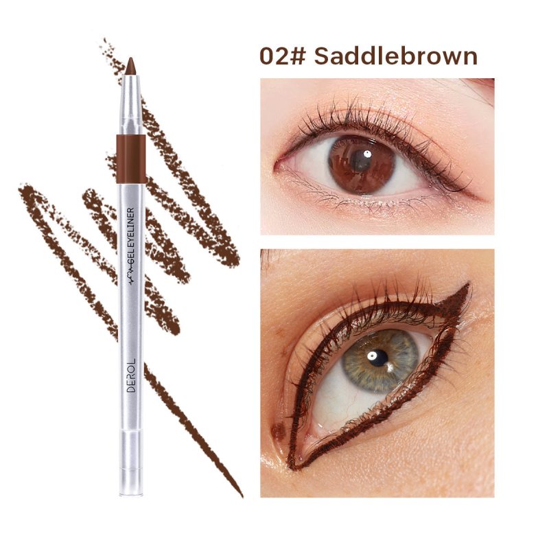 DEROL Waterproof Color Eyeliner Makeup Eyeliner $16.86 Dana Fashion Color: 2style makeup Product Category: Eyeliner Oily film, just do as you paint, no longer afraid of blinking and removing makeup Colorful 6 colors change with makeup, breaking the same p