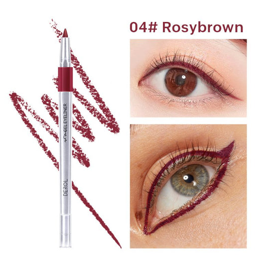 DEROL Waterproof Color Eyeliner Makeup Eyeliner $16.86 Dana Fashion Color: 4style makeup Product Category: Eyeliner Oily film, just do as you paint, no longer afraid of blinking and removing makeup Colorful 6 colors change with makeup, breaking the same p