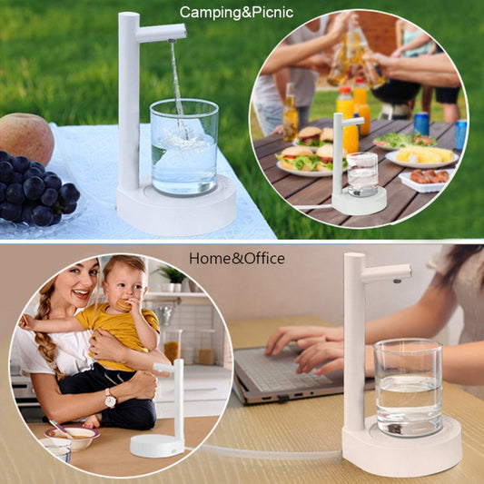 Desk Dispenser Electric Water Gallon Automatic Water Bottle Dispenser Rechargeable Water Dispenser $72.67 Dana Fashion Color: Blue with gravity Electrical outlet: USB Dana's Kitchen Overview: 1.【Aesthetic & Upgraded Design】 Impress your guests and elevate