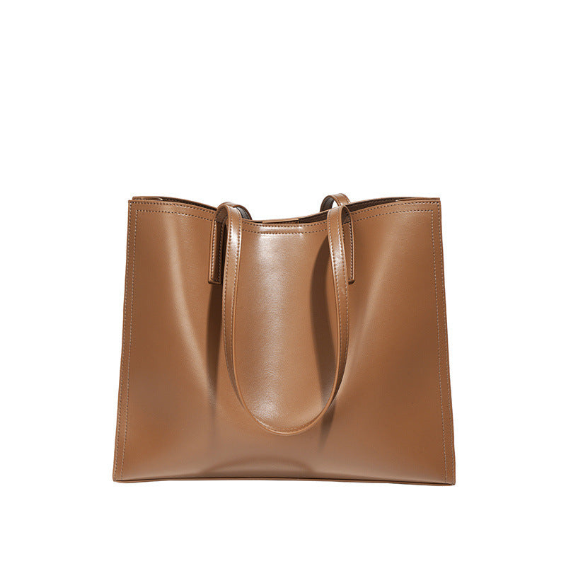 Women's Large-capacity High-grade One Shoulder Genuine Leather Handbag - Dana Fashion