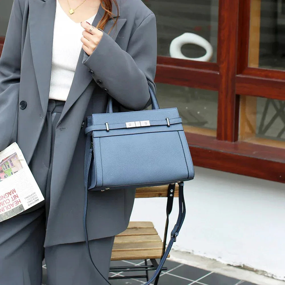 High-Grade Small Square Genuine Leather All-match Shoulder Bag - DanaFashionstore