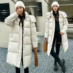 Long Over Knee Hooded Jacket 2025 - Thickened Winter Coat - DanaFashionstore