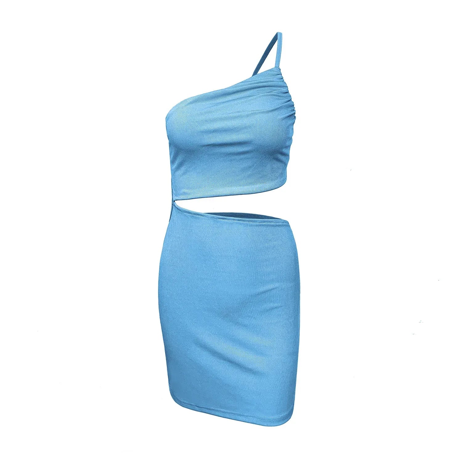 Design Sense Niche Shoulder Drawstring Dress Women - DanaFashionstore
