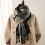 Thick Warm Outer Shawl Tassel South Korea Artificial Cashmere Scarf - DanaFashionstore