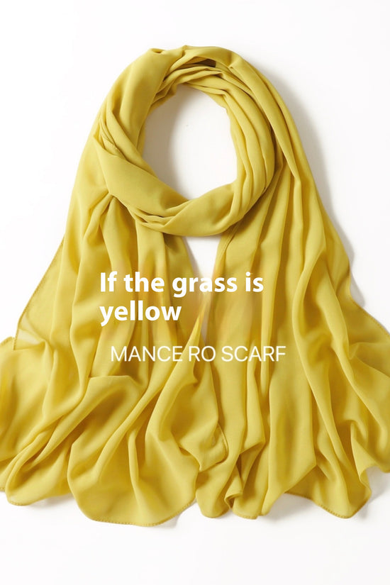 Pure Color Pearl Chiffon Scarf Headcloth Veil Chiffon Scarf