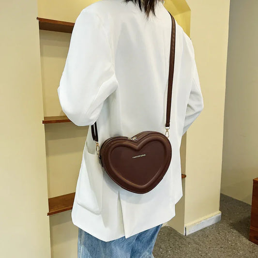 Fashion Heart Shaped Shoulder Messenger Bag - DanaFashionstore