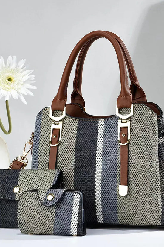 Crossbody Large Capacity New Son And Mother Canvas Contrast Color Handbags - DanaFashionstore