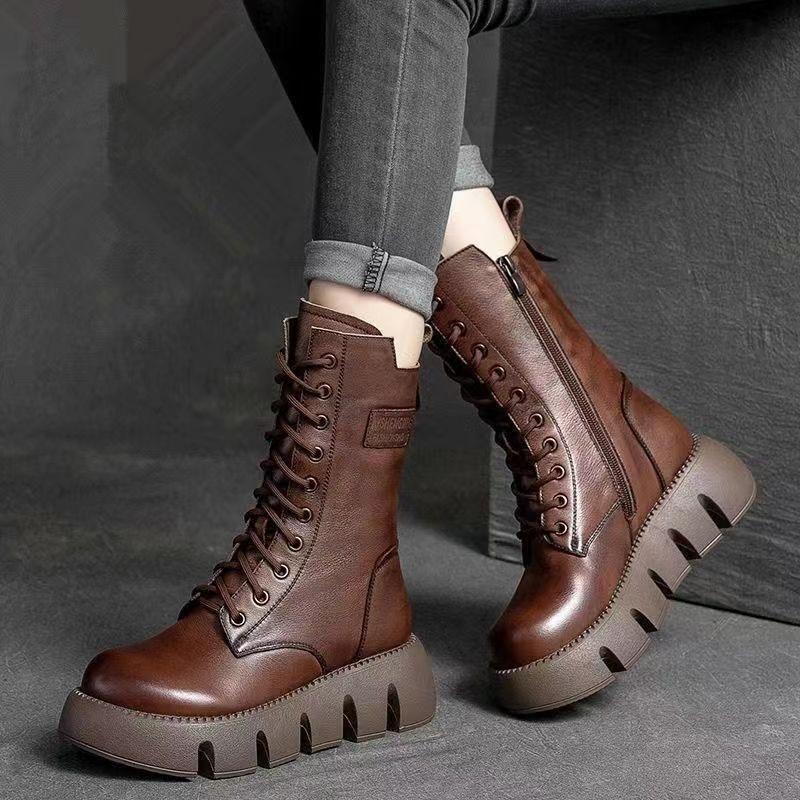 Fleece-lined Thick Cotton Mid-calf Women's Single Boots - DanaFashionstore