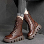 Fleece-lined Thick Cotton Mid-calf Women's Single Boots - DanaFashionstore