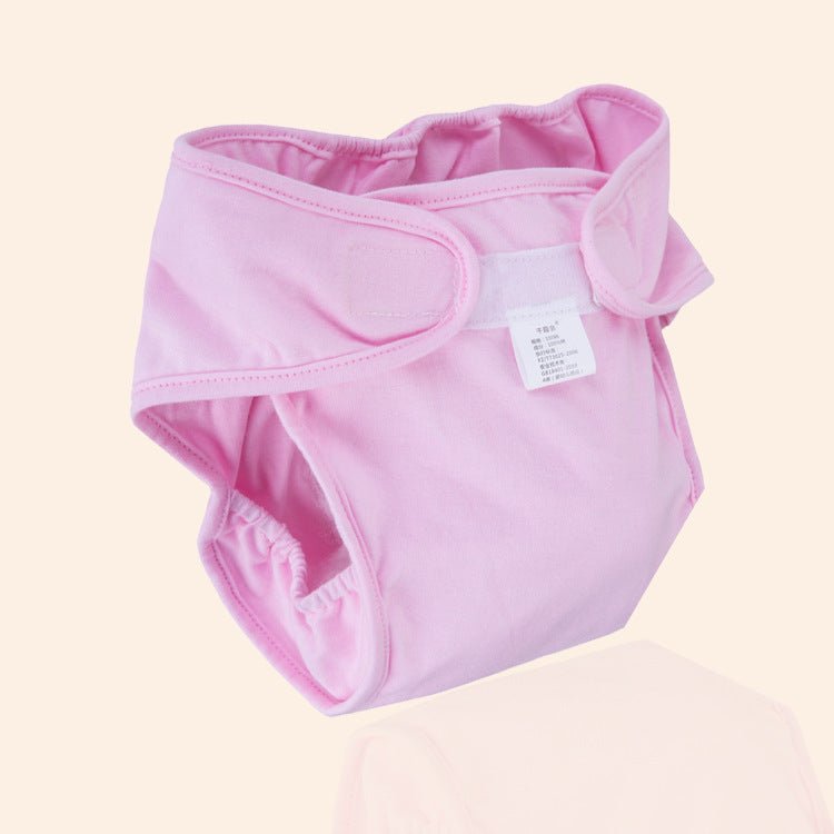 Diaper pants baby cloth diapers $9.83 Dana Fashion Color: Pink Size: L Baby & Mother Material: pure cotton Applicable age: 0-6 months, 6-12 months, 1-3 years old Applicable people: no limit Color: waterproof blue, waterproof yellow, waterproof powder Spec