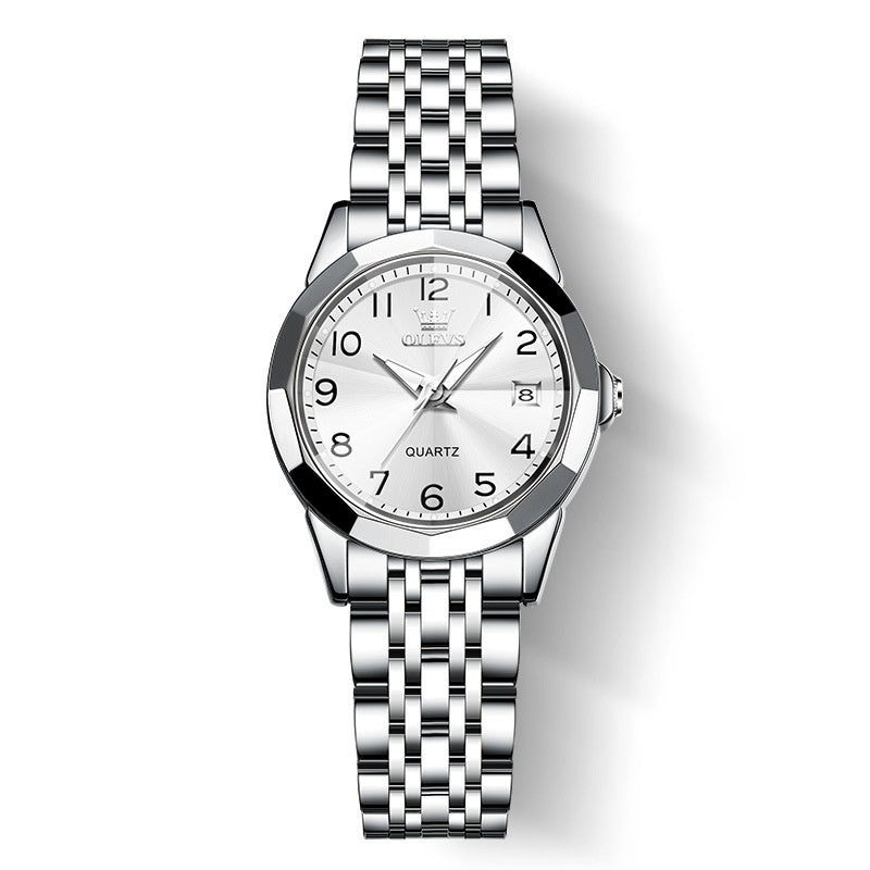 Digital Women's Quartz Watch $89.00 Dana Fashion Color: Steel Belt White Women's Accessories Product information: Color: blue women between steel belts, white women between steel belts, black for women between steel belts, full gold women, white women wit
