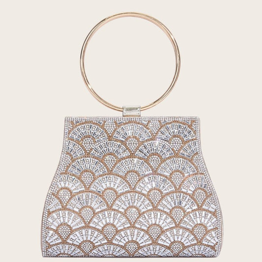Dinner Bag Inlaid With Diamond PU European And American Chain $48.45 Dana Fashion Color: Black Size: 20X6.5X16cm Women's Bags Product information: Applicable scenarios: Daily matching Color: black, silver, gold Outer bag type: Sandwich pocket Hardness: me