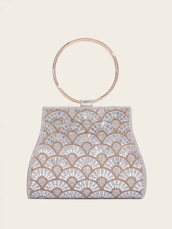 Dinner Bag Inlaid With Diamond PU European And American Chain $48.45 Dana Fashion Color: Gold Size: 20X6.5X16cm Women's Bags Product information: Applicable scenarios: Daily matching Color: black, silver, gold Outer bag type: Sandwich pocket Hardness: med