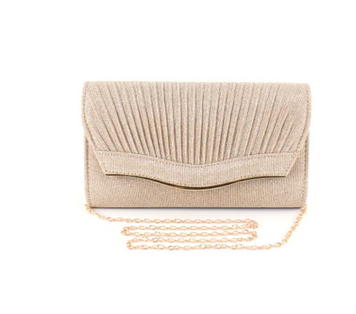Dinner Clutch Flip Solid Color $30.61 Dana Fashion Color: Champagne Women's Bags Product information: Lining texture: fabric Color: black, gold, silver Outer bag type: Three-dimensional pocket Hardness: soft Material: cloth Suitcase shape: square vertical