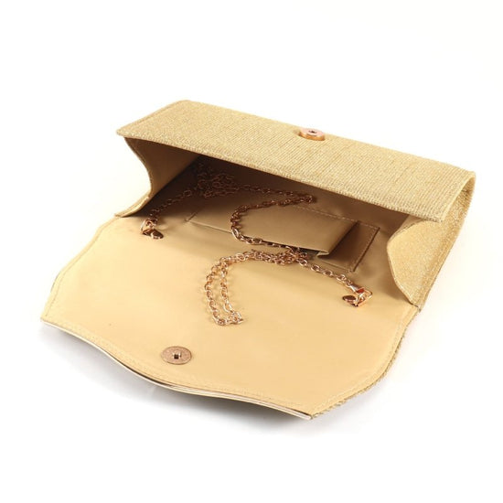 Dinner Clutch Flip Solid Color $30.61 Dana Fashion Color: Black Women's Bags Product information: Lining texture: fabric Color: black, gold, silver Outer bag type: Three-dimensional pocket Hardness: soft Material: cloth Suitcase shape: square vertical mod