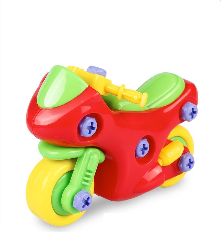 Disassembly Assembly Blocks Toys DIY Motorcycle Car Modeling Building Construction Nuts Toys For Children Gifts $15.09 Dana Fashion Color: Motorcycle Toys & Hobbies Overview Hot sale kids disassembly assembly car model toys. The product is equipped with a