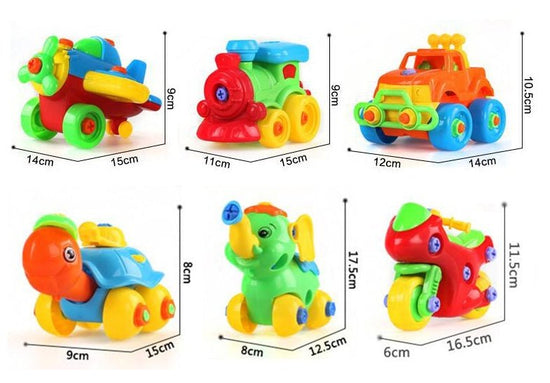 Disassembly Assembly Blocks Toys DIY Motorcycle Car Modeling Building Construction Nuts Toys For Children Gifts $11.59 Dana Fashion Color: Aircraft Toys & Hobbies Overview Hot sale kids disassembly assembly car model toys. The product is equipped with a s