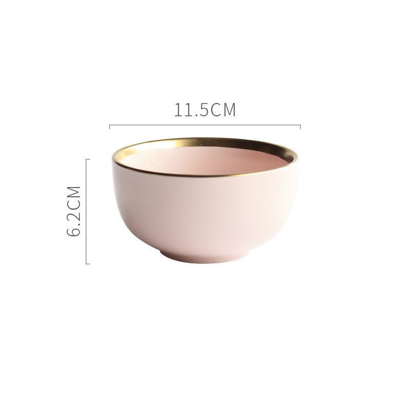 Dishes and utensils $13.12 Dana Fashion Color: 4.5pink Dana's Kitchen Product Category: Bowl Material: porcelain Pattern: Solid color Style: Nordic style Applicable scenario: Drinking tea Surface technology: celadon