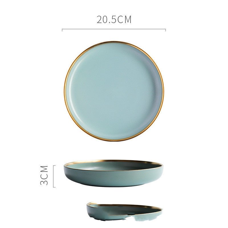 Dishes and utensils $22.94 Dana Fashion Color: 8blue Dana's Kitchen Product Category: Bowl Material: porcelain Pattern: Solid color Style: Nordic style Applicable scenario: Drinking tea Surface technology: celadon