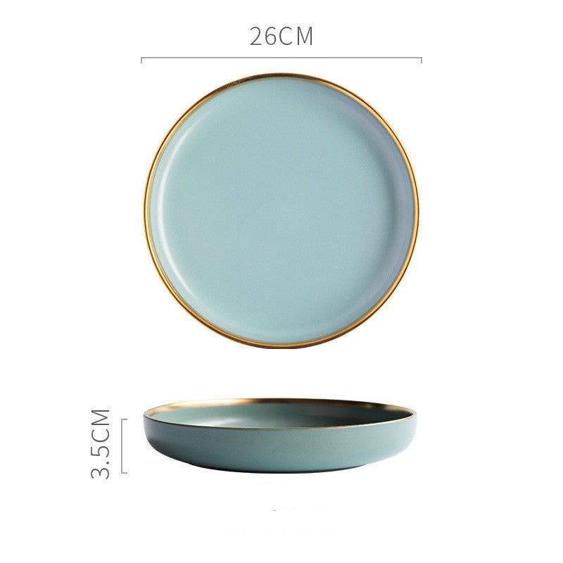 Dishes and utensils $30.93 Dana Fashion Color: 10blue Dana's Kitchen Product Category: Bowl Material: porcelain Pattern: Solid color Style: Nordic style Applicable scenario: Drinking tea Surface technology: celadon
