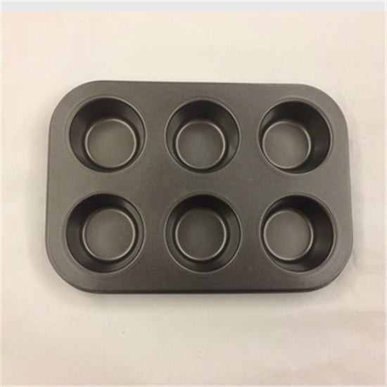 DIY baking tools six non stick coating of high quality flat round 6 cups and 6 hole tray cake mold $15.00 Dana Fashion default: default Dana's Kitchen