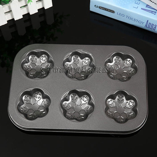 DIY baking tools six non stick coating of high quality flat round 6 cups and 6 hole tray cake mold $15.00 Dana Fashion default: default Dana's Kitchen