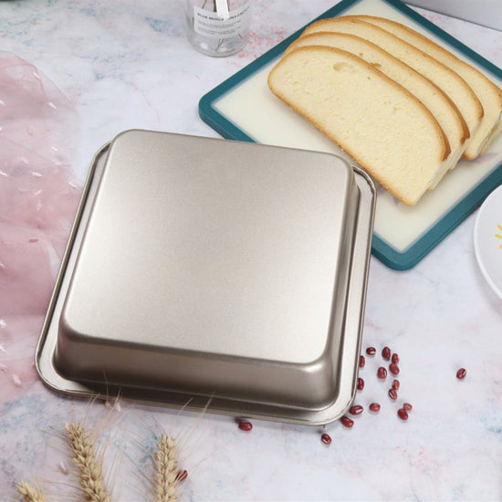 DIY Square Baking Pan Non-stick Cake Mold 8 Inch High Square Pan Square Cake Mold $19.50 Dana Fashion Color: Black Dana's Kitchen Product information: Product Category: Cake Mould Shape: regular polygon Material: carbon steel Packing specification: 22.5*5