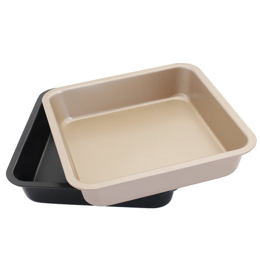 DIY Square Baking Pan Non-stick Cake Mold 8 Inch High Square Pan Square Cake Mold $19.50 Dana Fashion Color: Black Dana's Kitchen Product information: Product Category: Cake Mould Shape: regular polygon Material: carbon steel Packing specification: 22.5*5