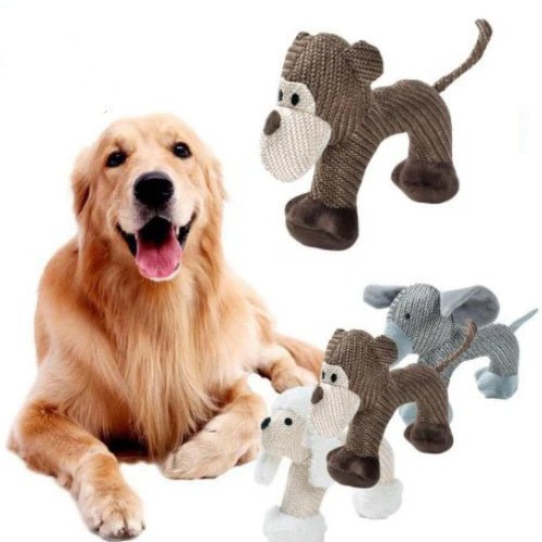 Dog Chew Toys For Small Large Dogs Bite Resistant Dog Squeaky Duck Toys Interactive Squeak Puppy Dog Toy Pets Supplies Pet Products $16.10 Dana Fashion Color: Elephant Toys & Hobbies Overview: Squeaky Plush Dog Toy- Selection of high- grade plush material