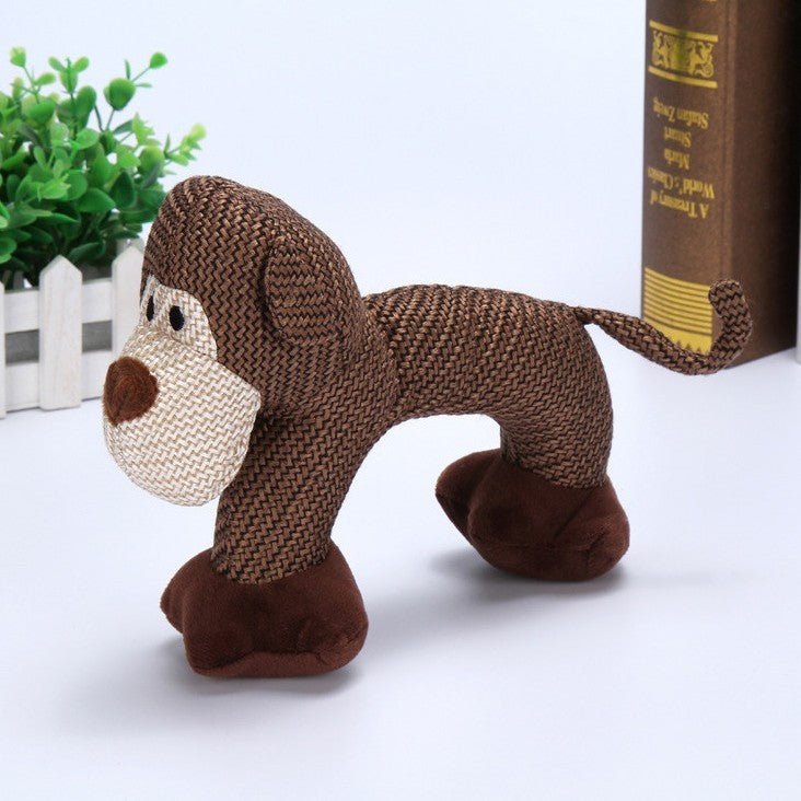 Dog Chew Toys For Small Large Dogs Bite Resistant Dog Squeaky Duck Toys Interactive Squeak Puppy Dog Toy Pets Supplies Pet Products $11.26 Dana Fashion Color: Monkey Toys & Hobbies Overview: Squeaky Plush Dog Toy- Selection of high- grade plush material,
