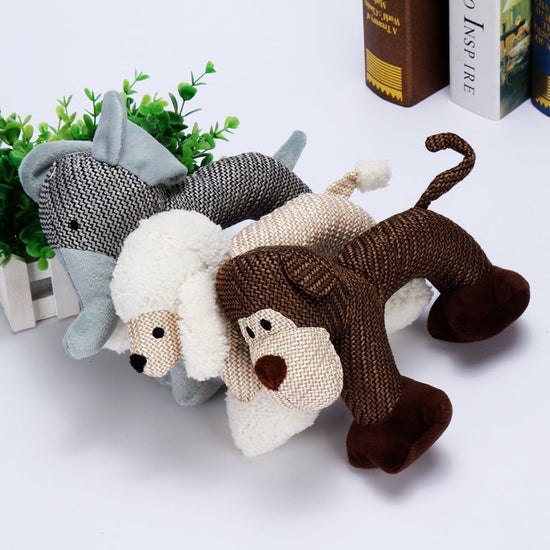 Dog Chew Toys For Small Large Dogs Bite Resistant Dog Squeaky Duck Toys Interactive Squeak Puppy Dog Toy Pets Supplies Pet Products $23.78 Dana Fashion Color: Set Toys & Hobbies Overview: Squeaky Plush Dog Toy- Selection of high- grade plush material, whi
