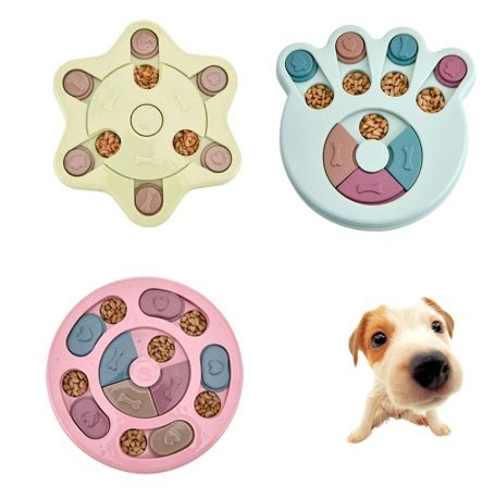 Dog eating interactive stuffy toy $23.47 Dana Fashion style: Claw Color: Blue Toys & Hobbies Features 1.Made of thickened PP material, wear-resistant, and chewing resistant, safe and reliable for your furry friends. 2. Equipped with small sections to hold