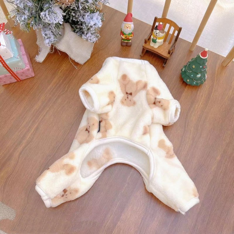 Dogs Cats Double-sided Plush Pet Clothing Warm $12.90 Dana Fashion Color: Coffee Size: 2XL Baby Clothing Product information: Material: Polyester Product category: Four legged clothes Style: Casual Color: 220911 White Bear Four legged Clothing, 220911 Cof