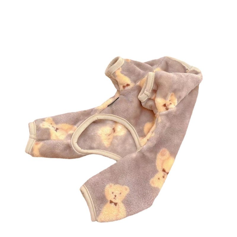 Dogs Cats Double-sided Plush Pet Clothing Warm $12.90 Dana Fashion Color: Coffee Size: 2XL Baby Clothing Product information: Material: Polyester Product category: Four legged clothes Style: Casual Color: 220911 White Bear Four legged Clothing, 220911 Cof