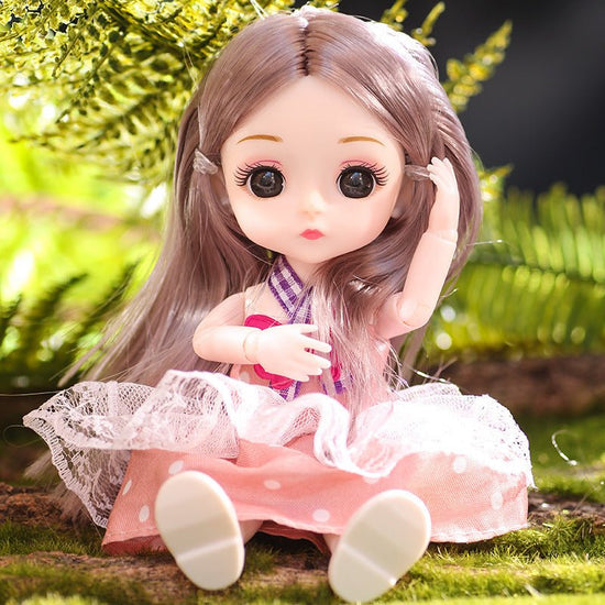 [Doll+Clothes+Shoes] 13-joint doll $15.31 Dana Fashion Color: Anlu 8 Size: 16cm Toys & Hobbies [Product name] 13-joint retro doll [Product size] height about 16cm [Product packaging] color box (color box pattern color is random) 【Packing size】11x6x19.5cm