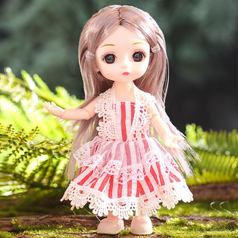 [Doll+Clothes+Shoes] 13-joint doll $15.31 Dana Fashion Color: Anlu 12 Size: 16cm Toys & Hobbies [Product name] 13-joint retro doll [Product size] height about 16cm [Product packaging] color box (color box pattern color is random) 【Packing size】11x6x19.5cm