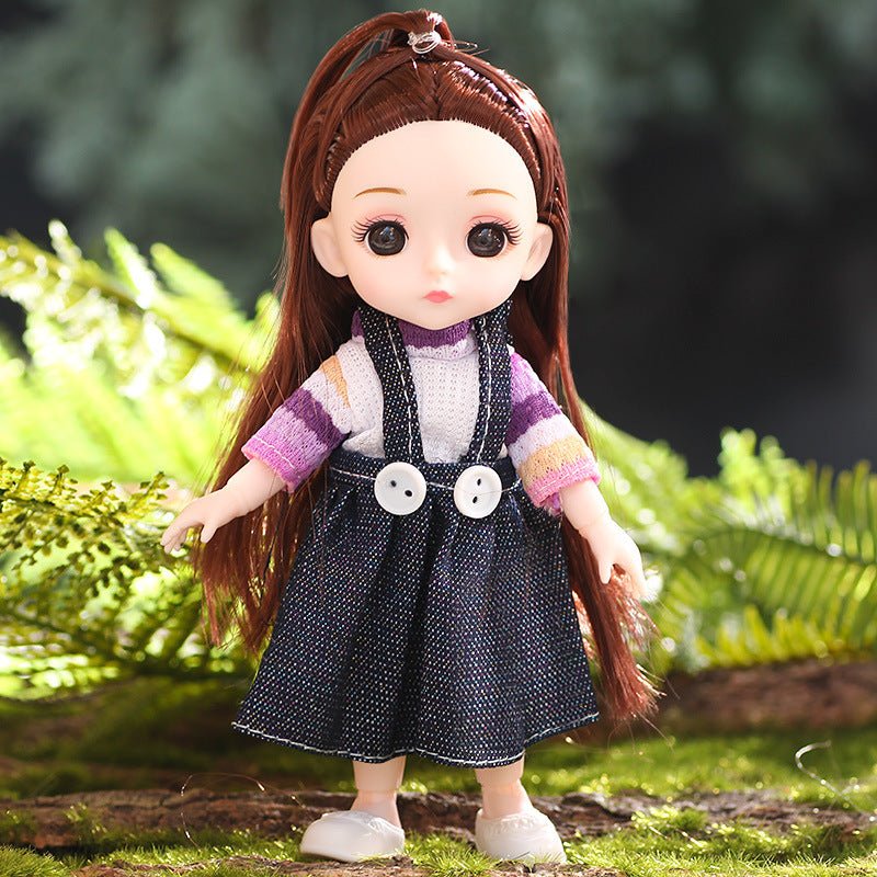 [Doll+Clothes+Shoes] 13-joint doll $15.31 Dana Fashion Color: Anlu 2 Size: 16cm Toys & Hobbies [Product name] 13-joint retro doll [Product size] height about 16cm [Product packaging] color box (color box pattern color is random) 【Packing size】11x6x19.5cm