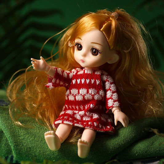 [Doll+Clothes+Shoes] 13-joint doll $15.31 Dana Fashion Color: 1. Sivina Size: 16cm Toys & Hobbies [Product name] 13-joint retro doll [Product size] height about 16cm [Product packaging] color box (color box pattern color is random) 【Packing size】11x6x19.5