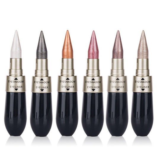 Double Head 2 in 1 Waterproof Eyeshadow Eyeliner $10.96 Dana Fashion Model: 1 makeup Specifics: 1.Long-lasting,Natural,Waterproof ,Sweatproof 2.High Quality,6colors to choose Package Content: 1 x Eyeshadow Eyeliner