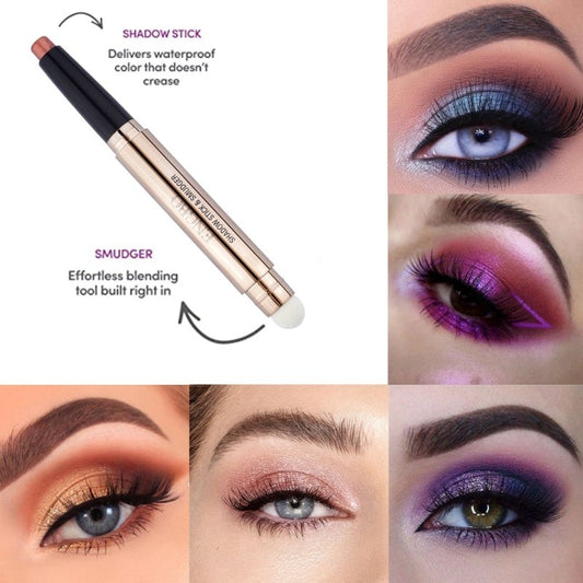 Double Headed Monochrome Eye Shadow Pen Pearlescent Sleeping Silkworm $16.26 Dana Fashion style: 1 Style makeup Product information : Number of colors: monochrome Applicable skin: universal Packing list: Eyeshadow pen *1
