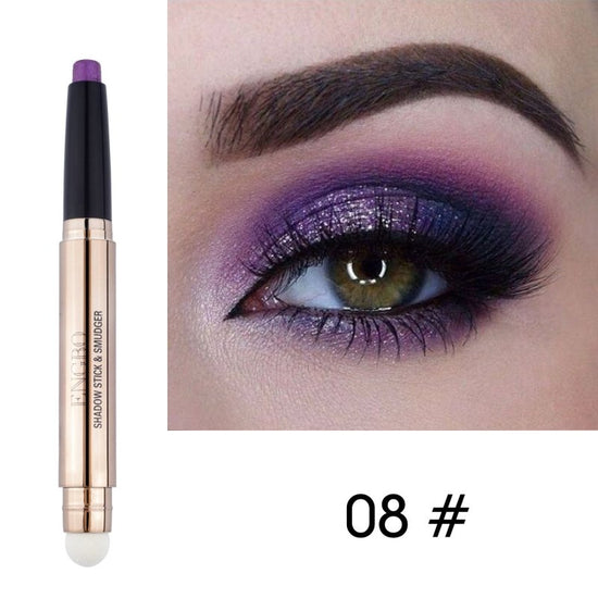 Double Headed Monochrome Eye Shadow Pen Pearlescent Sleeping Silkworm $16.26 Dana Fashion style: 8 Style makeup Product information : Number of colors: monochrome Applicable skin: universal Packing list: Eyeshadow pen *1