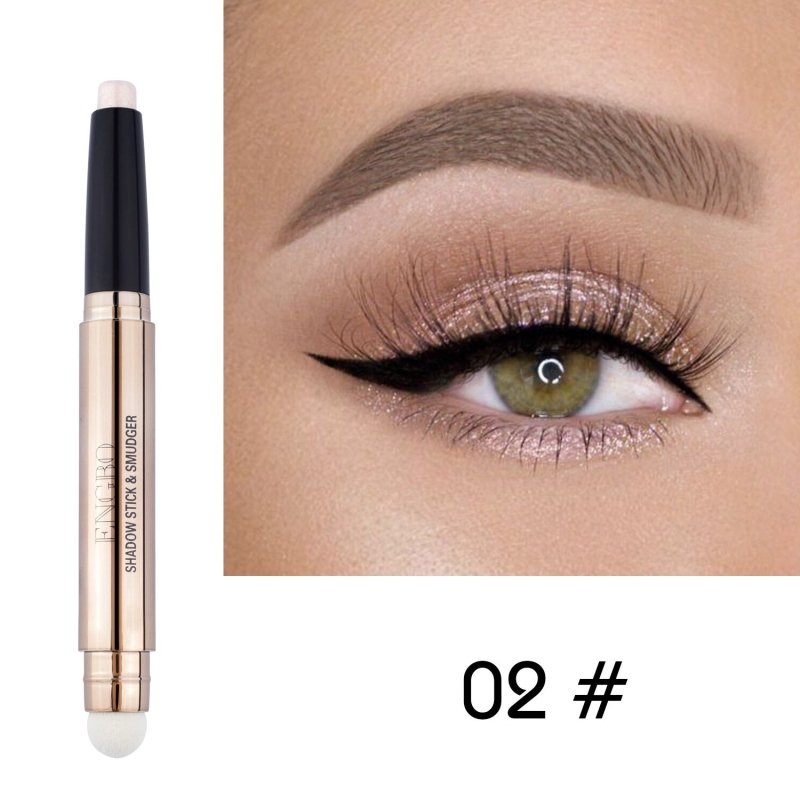 Double Headed Monochrome Eye Shadow Pen Pearlescent Sleeping Silkworm $16.26 Dana Fashion style: 2 Style makeup Product information : Number of colors: monochrome Applicable skin: universal Packing list: Eyeshadow pen *1