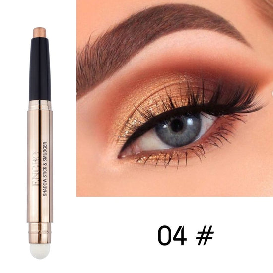 Double Headed Monochrome Eye Shadow Pen Pearlescent Sleeping Silkworm $16.26 Dana Fashion style: 4 Style makeup Product information : Number of colors: monochrome Applicable skin: universal Packing list: Eyeshadow pen *1